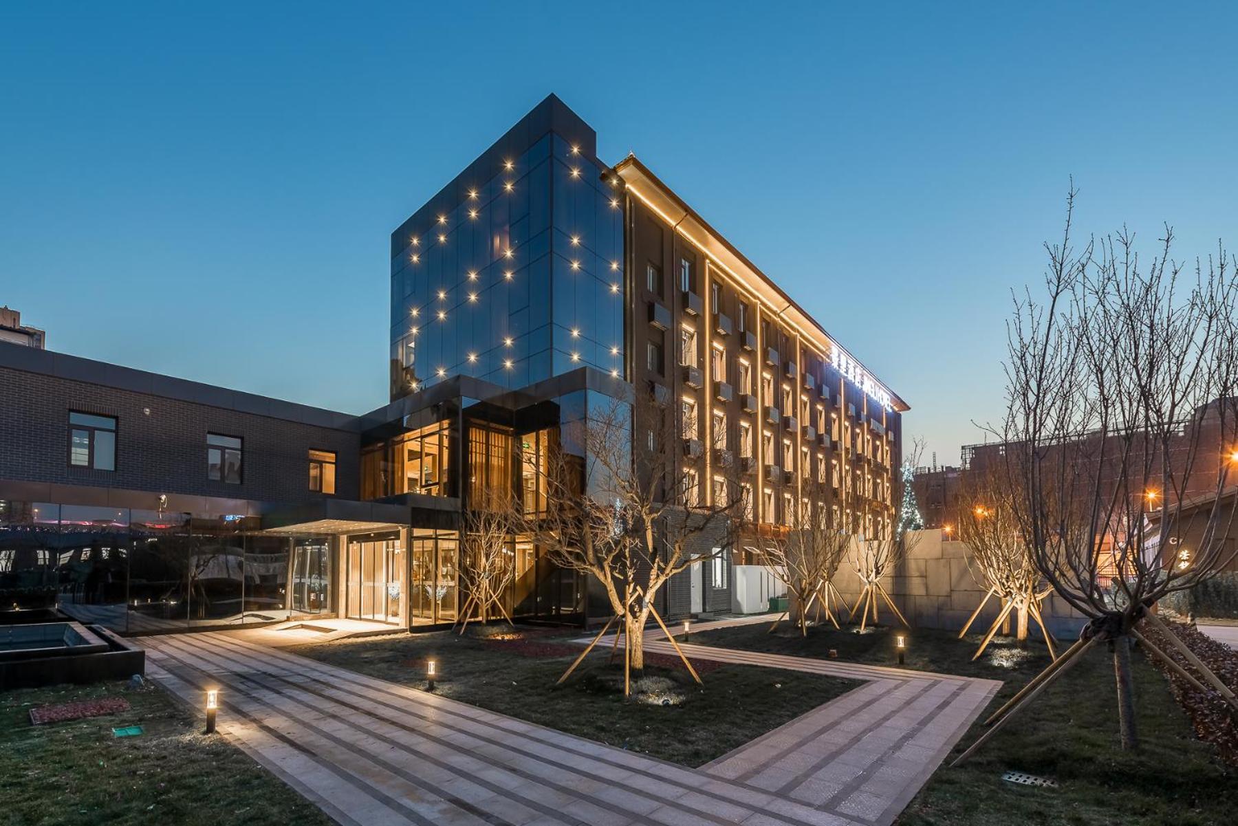 Jingli Hotel Beijing Heshenghui Dajiaoting Subway Station Branch المظهر الخارجي الصورة